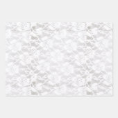 Feuille De Papier Cadeau Halloween noir Rose goth blanc dentelle rouge (Devant 3)