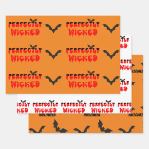 Feuille De Papier Cadeau Halloween parfaitement pervers