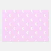 Feuille De Papier Cadeau Halloween Pink Purple Bat Witch Casquette Lantern (Devant 3)