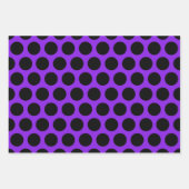 Feuille De Papier Cadeau Halloween Polka Dot Brousse (Devant 2)