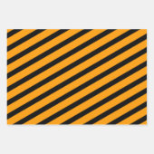 Feuille De Papier Cadeau Halloween Polka Dot Broux Orange (Devant)