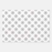 Feuille De Papier Cadeau Halloween, Spider Web, Tricoter Ou Traiter, Boo (Devant)