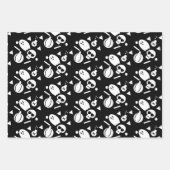 Feuille De Papier Cadeau Halloween Squelette Citrouille Sprinkles Éffrayant (Devant 2)