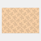 Feuille De Papier Cadeau Halloween Starry Flying Witch (Devant 2)