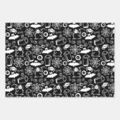 FEUILLE DE PAPIER CADEAU HALLOWEEN WHIMSICAL (Devant)