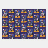 Feuille De Papier Cadeau Halloween Witch Sugar Skull (Devant 3)