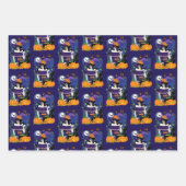 Feuille De Papier Cadeau Halloween Witch Sugar Skull (Devant 2)