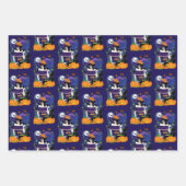 Feuille De Papier Cadeau Halloween Witch Sugar Skull (Devant)
