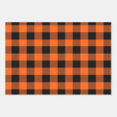 Feuille De Papier Cadeau Halloween wrapping paper| Orange  (Devant 3)