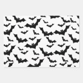 Feuille De Papier Cadeau Halloween wrapping paper| Spooky, Bat (Devant 2)