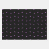 Feuille De Papier Cadeau Halloween, Yeux Violets, Trucs Ou Traitements, Boi (Devant 2)