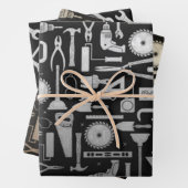 Feuille De Papier Cadeau Handyman Tools, collection (En situation)