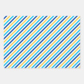 Feuille De Papier Cadeau Hanouka moderne (Devant 3)