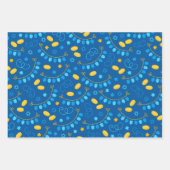 Feuille De Papier Cadeau Hanoukka (Devant 2)