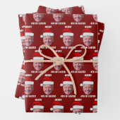 Feuille De Papier Cadeau Happy 4th Of Easter Christmas (En situation)