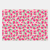 Feuille De Papier Cadeau Happy Blooms and Slugs - Wrapping Paper Trio (Devant)