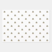 Feuille De Papier Cadeau Happy Camper | Camping fête d'anniversaire (Devant 2)