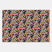 Feuille De Papier Cadeau Happy Dog Party Blowers (Devant 2)