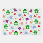 Feuille De Papier Cadeau Happy Frog (Devant)