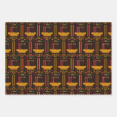 Feuille De Papier Cadeau Happy Kwanzaa PopArt (Devant 3)
