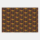 Feuille De Papier Cadeau Happy Kwanzaa PopArt (Devant 2)