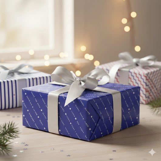 Feuille De Papier Cadeau Happy New Year 2026 Elegant