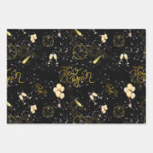 Feuille De Papier Cadeau Happy New Year 2026 Seamless Pattern (Devant 3)