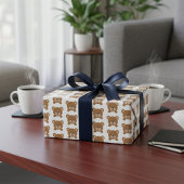 Feuille De Papier Cadeau Happy Teddy Bear Cadeau - Sourires instantanés