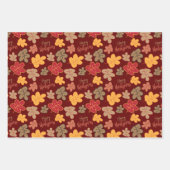 Feuille De Papier Cadeau Happy Thanksgiving (Devant 3)