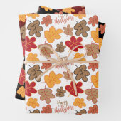 Feuille De Papier Cadeau Happy Thanksgiving (En situation)
