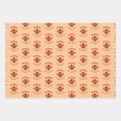 Feuille De Papier Cadeau Happy Thanksgiving (Devant 2)
