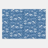 Feuille De Papier Cadeau Hares lapins lapins lapins Motif Noël (Devant 3)