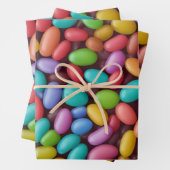 Feuille De Papier Cadeau Haricots Jelly (En situation)