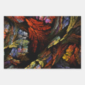 Feuille De Papier Cadeau Harmonie des couleurs Art Abstrait (Devant 2)