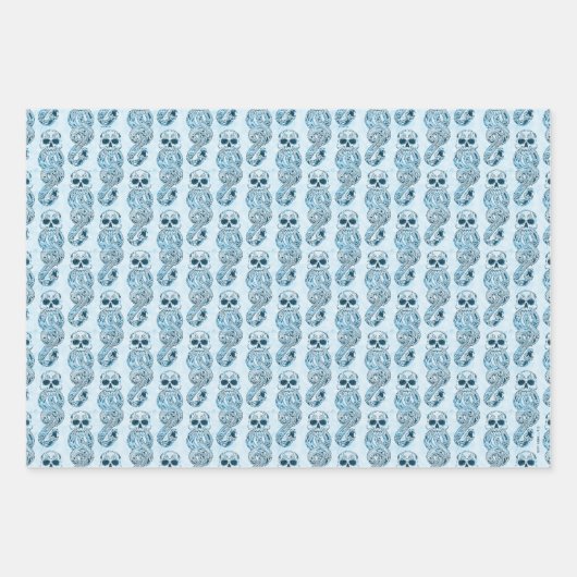 Feuille De Papier Cadeau Harry Potter | Aguamenti Dark Mark Graphic (Devant)