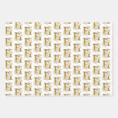 Feuille De Papier Cadeau Harry Potter | Aguamenti HUFFLEPUFF™ Graphic (Devant 2)