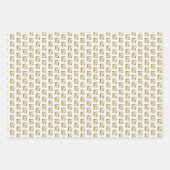 Feuille De Papier Cadeau Harry Potter | Aguamenti HUFFLEPUFF™ Graphic (Devant)