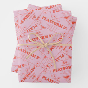 Feuille De Papier Cadeau HARRY POTTER™ Billets de train Platforn 9 3/4