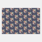 Feuille De Papier Cadeau Harry Potter | Blason HOGWARTS™ Aquarelle (Devant)
