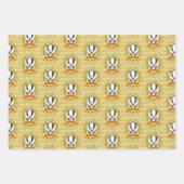 Feuille De Papier Cadeau Harry Potter | Charme HUFFLEPUFF™ Crest (Devant 2)