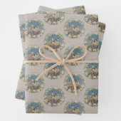 FEUILLE DE PAPIER CADEAU HARRY POTTER™ | CHÂTEAU HOGWARTS™ (En situation)