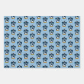 Feuille De Papier Cadeau Harry Potter | Cimier gothique Ravenclaw (Devant 2)