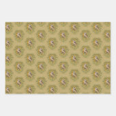 Feuille De Papier Cadeau HARRY POTTER™ | Crête HUFFLEPUFF™ (Devant 3)