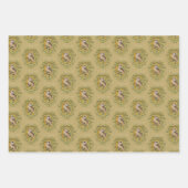 Feuille De Papier Cadeau HARRY POTTER™ | Crête HUFFLEPUFF™ (Devant)