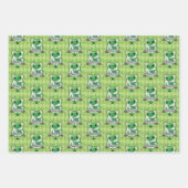 Feuille De Papier Cadeau Harry Potter | Crête SLYTHERIN™ (Devant 3)