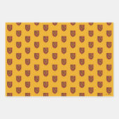 Feuille De Papier Cadeau Harry Potter | Gryffindor House Pride Crest (Devant)