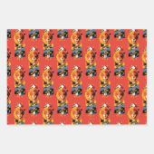 Feuille De Papier Cadeau Harry Potter | GRYFFINDOR™ House Traits Sigil (Devant 3)