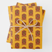 Feuille De Papier Cadeau Harry Potter | Gryffindor QUIDDITCH™ Crest (En situation)