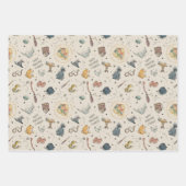 Feuille De Papier Cadeau Harry Potter Icons Pattern - Anniversaire (Devant)