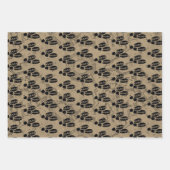 Feuille De Papier Cadeau Harry Potter | MISCHIEF MANAGED™ Mappage Empreinte (Devant 2)